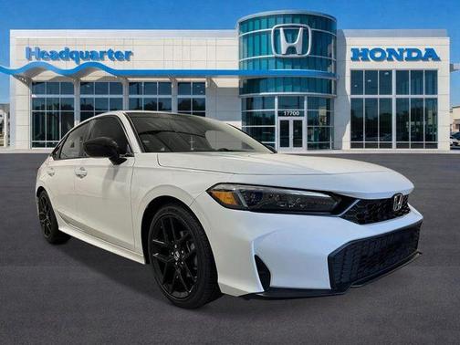 Platinum White 2026 Honda Civic Sport