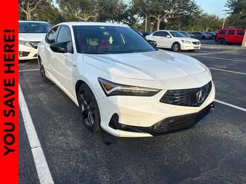 Platinum White 2024 Acura Integra A-Spec Tech Package