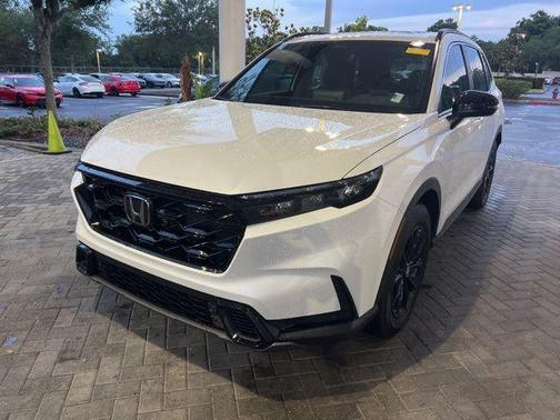 Platinum White Pearl 2024 Honda CR-V Hybrid Sport FWD