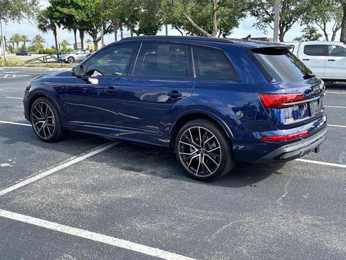 Blue Metallic 2023 Audi Q7 55 Prestige