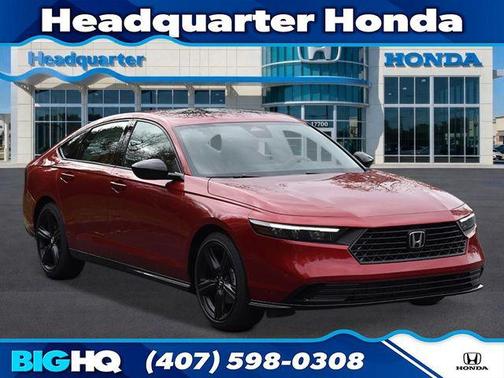 Radiant Red 2026 Honda Accord Hybrid Sport-L