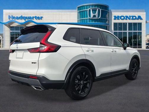 Platinum White 2026 Honda CR-V Hybrid Sport-L FWD