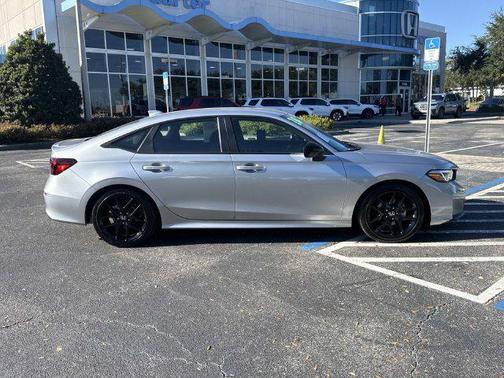 Solar Silver Metallic 2026 Honda Civic Sport