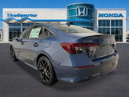 Blue 2026 Honda Civic Hybrid Sport