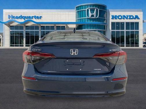 Blue 2026 Honda Civic Hybrid Sport