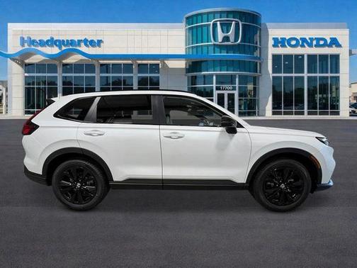 Platinum White 2026 Honda CR-V Hybrid Sport Touring AWD