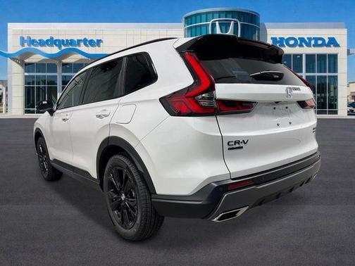 Platinum White 2026 Honda CR-V Hybrid Sport Touring AWD