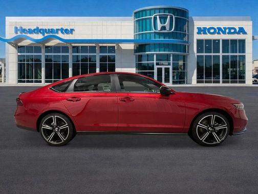 Radiant Red 2026 Honda Accord Hybrid Sport