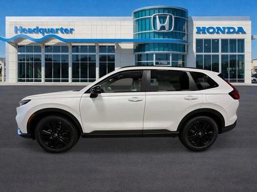 Platinum White 2026 Honda CR-V Hybrid Sport Touring AWD