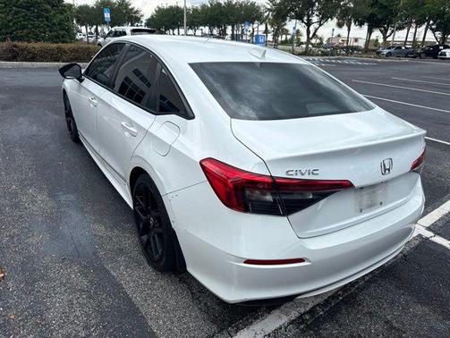 Platinum White Pearl 2022 Honda Civic Sport