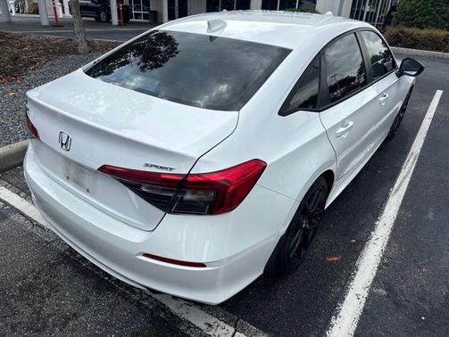 Platinum White Pearl 2022 Honda Civic Sport