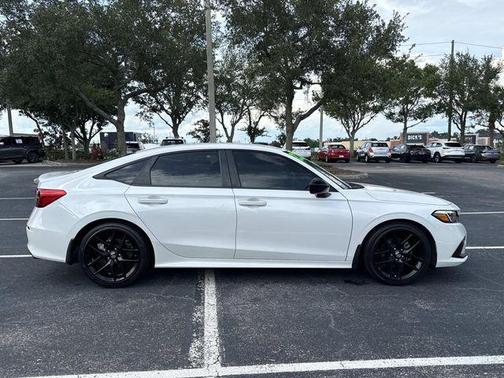 Platinum White Pearl 2022 Honda Civic Sport