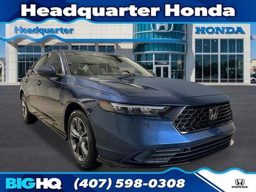Blue 2026 Honda Accord Hybrid EX-L