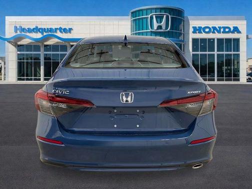 Blue 2026 Honda Civic Sport