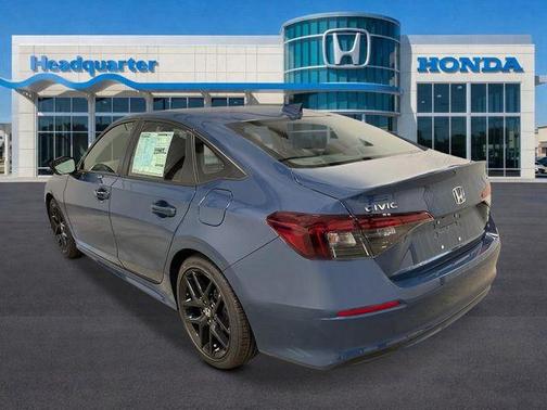 Blue 2026 Honda Civic Sport