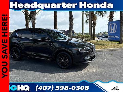 Jet Black Mica 2022 Mazda CX-5 2.5 Turbo