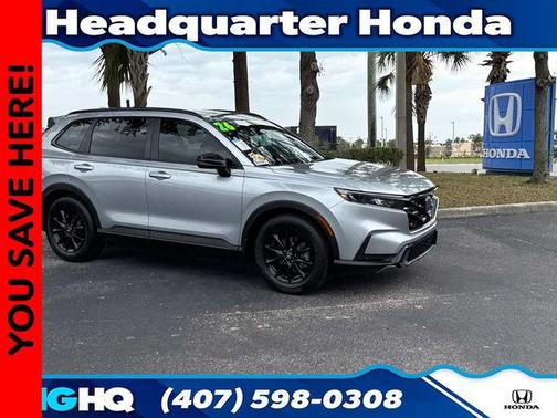Silver 2026 Honda CR-V Hybrid Sport-L FWD