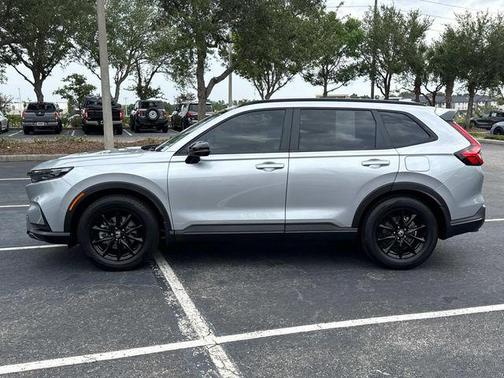 Silver 2026 Honda CR-V Hybrid Sport-L FWD