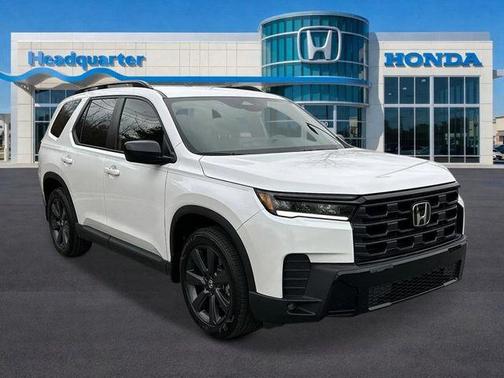 Platinum White 2026 Honda Pilot Sport