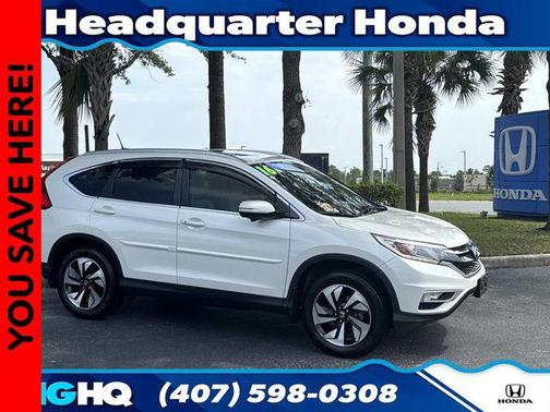 White Diamond Pearl 2016 Honda CR-V Touring