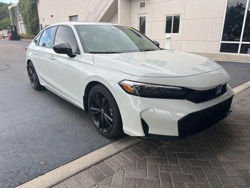 Platinum White Pearl 2025 Honda Civic Si Base