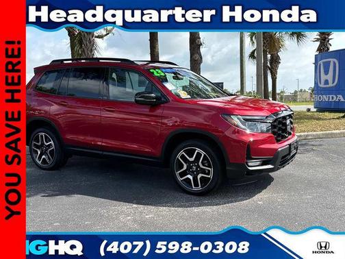 Red 2023 Honda Passport Elite