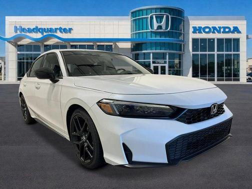 Platinum White 2026 Honda Civic Sport
