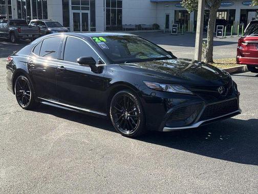 Midnight Black Metallic 2024 Toyota Camry XSE