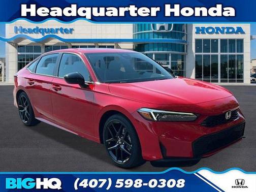Rallye Red 2026 Honda Civic Hybrid Sport