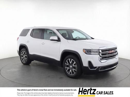 White 2023 GMC Acadia AWD SLT