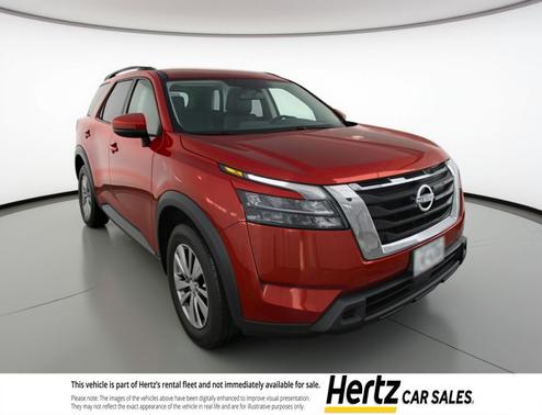 Scarlet Ember Tintcoat 2025 Nissan Pathfinder SV FWD