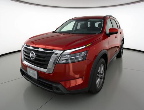 Scarlet Ember Tintcoat 2025 Nissan Pathfinder SV FWD
