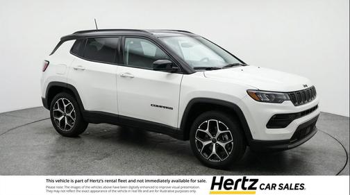 Bright White Clearcoat 2025 Jeep Compass Limited