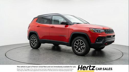 Red Hot Pearlcoat 2025 Jeep Compass Trailhawk