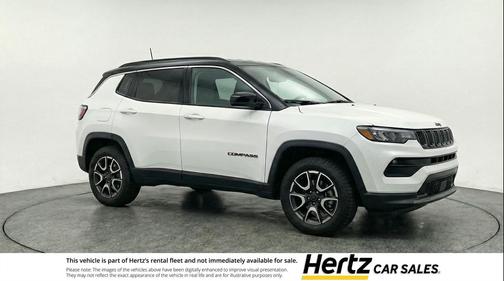 Bright White Clearcoat 2025 Jeep Compass Trailhawk