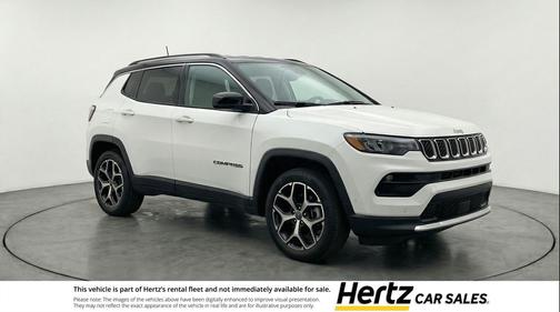 Bright White Clearcoat 2025 Jeep Compass Limited