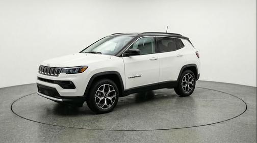 Bright White Clearcoat 2025 Jeep Compass Limited