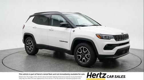 Bright White Clearcoat 2025 Jeep Compass Trailhawk