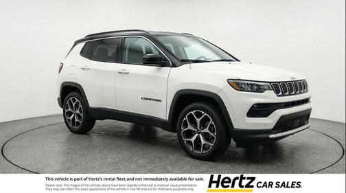 Bright White Clearcoat 2025 Jeep Compass Limited