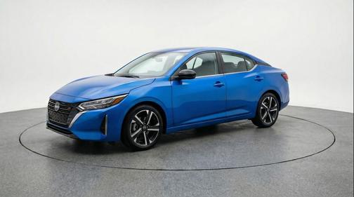 Electric Blue Metallic 2025 Nissan Sentra SV
