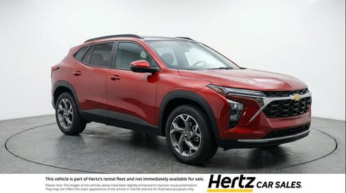 Crimson Metallic 2025 Chevrolet Trax LT