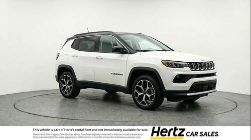 Bright White Clearcoat 2025 Jeep Compass Limited