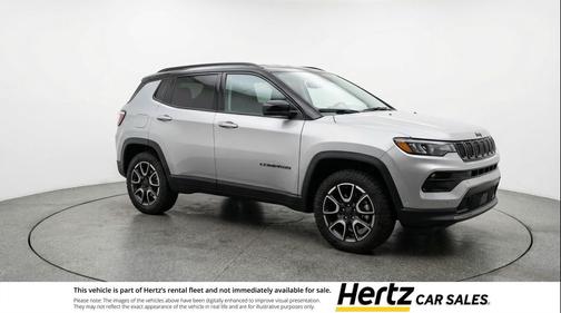 Silver Zynith Metallic Clearcoat 2025 Jeep Compass Trailhawk