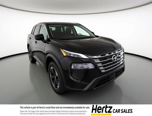 Super Black 2025 Nissan Rogue SV