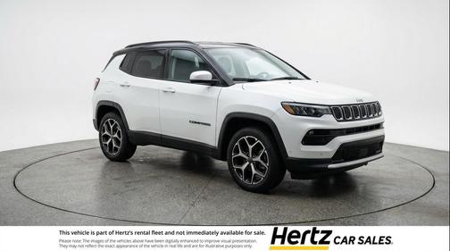 Bright White Clearcoat 2025 Jeep Compass Limited