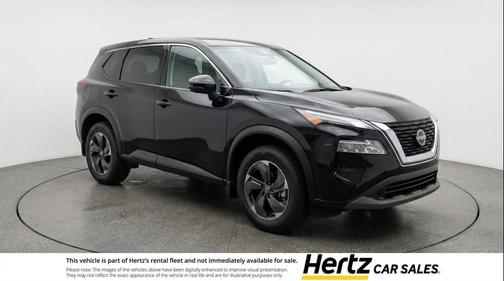 Super Black 2025 Nissan Rogue SV