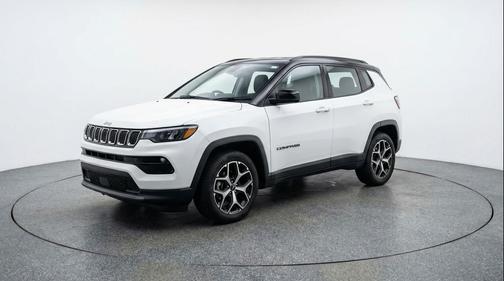 Bright White Clearcoat 2025 Jeep Compass Limited