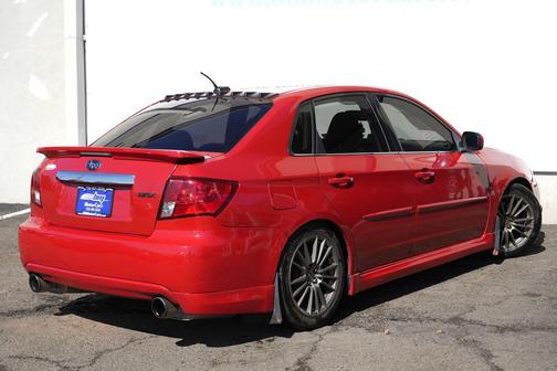 Lightning Red 2008 Subaru Impreza WRX