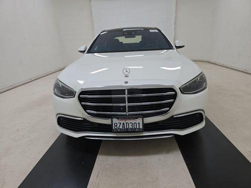 White 2021 Mercedes-Benz S-Class S 580 4MATIC