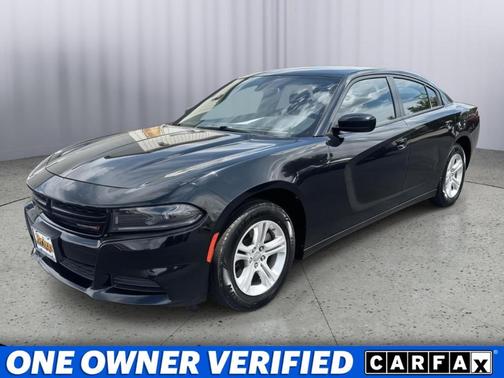 Pitch Black Clearcoat 2023 Dodge Charger SXT